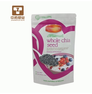  Self-supporting zipper bag